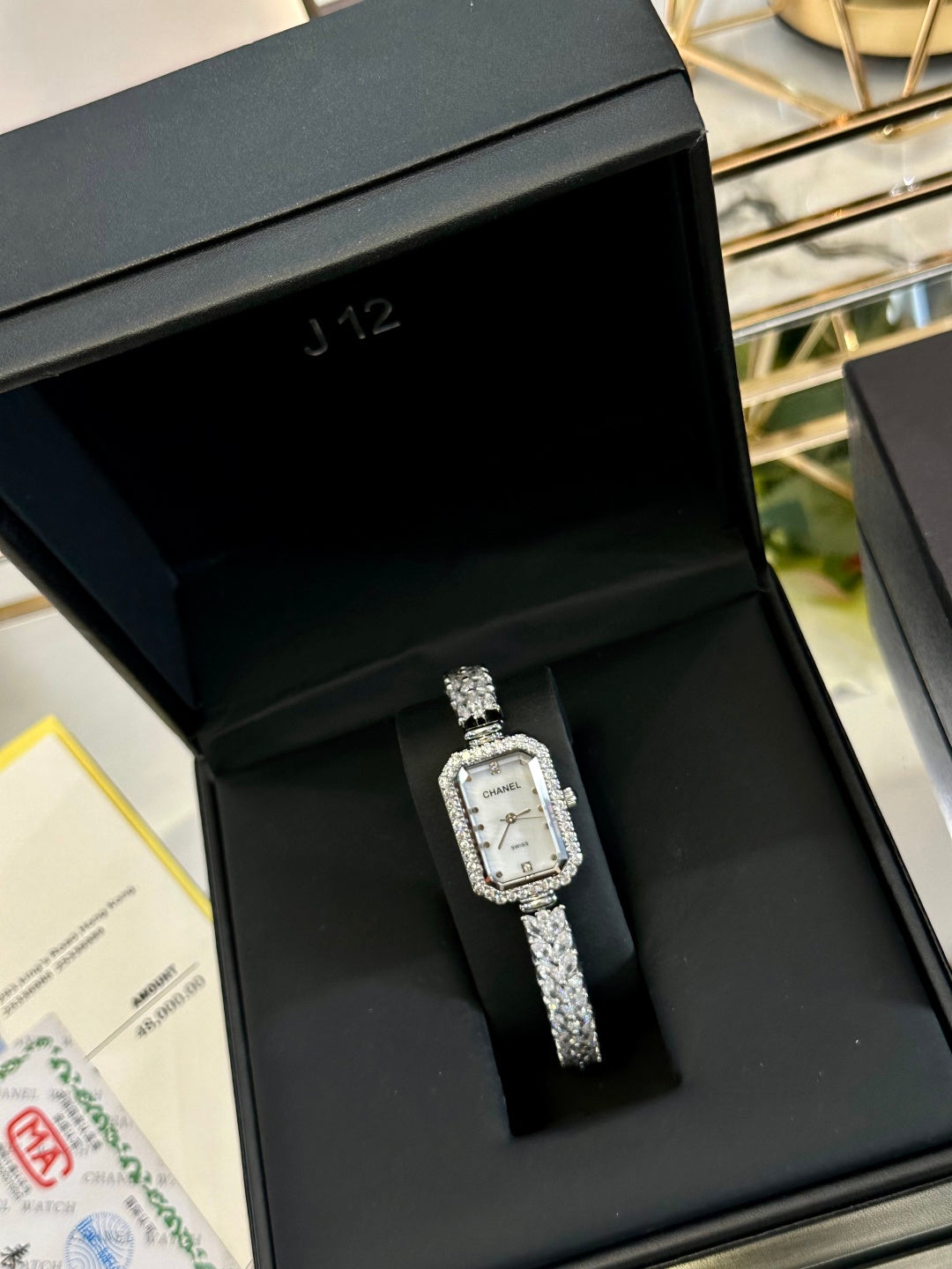 Luxury Diamond Première Bracelet Watch – Silver