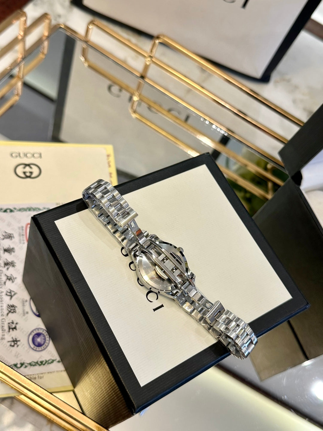 Luxury Silver Women's Watch | Elegant Quartz Waterproof Watch