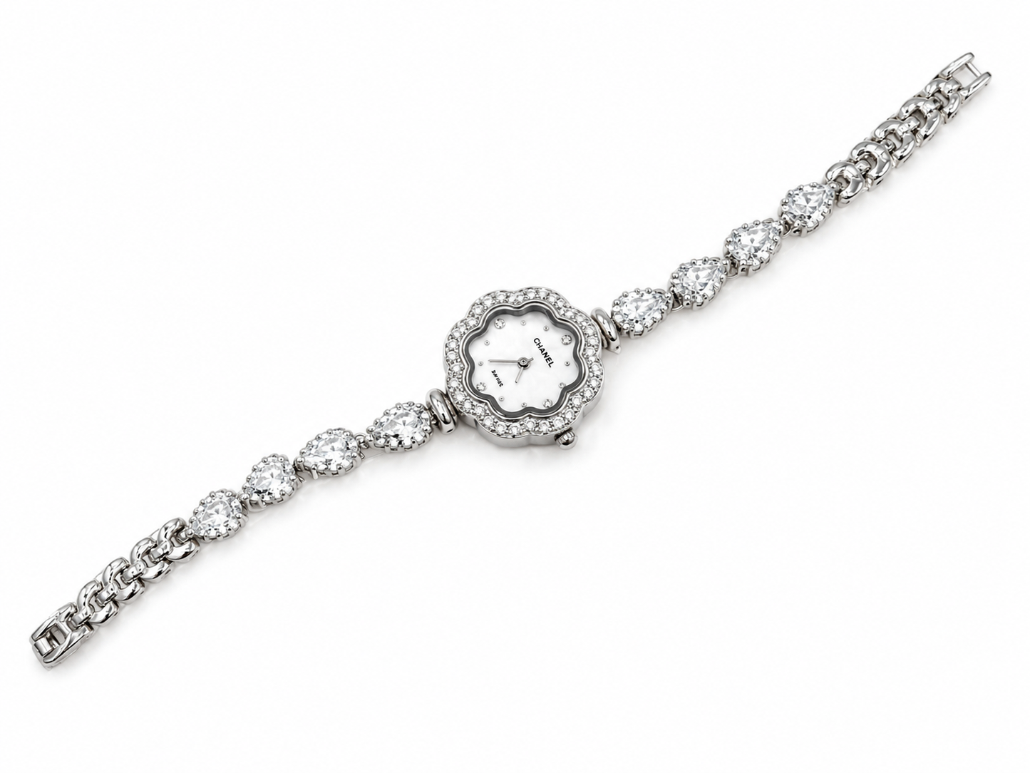 Ch-Inspired Bloom Crystal Watch