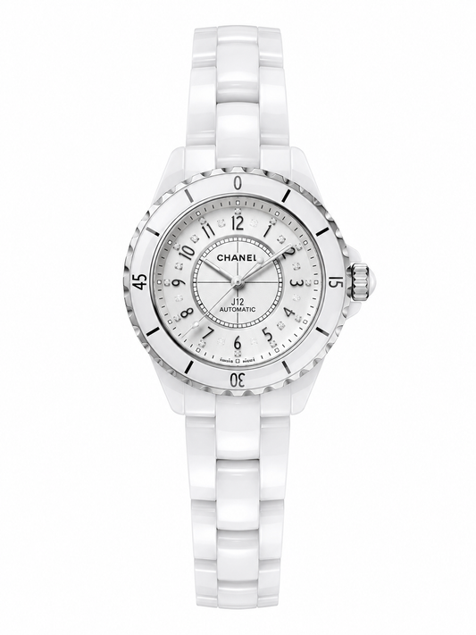 Aurora Blanc Ceramic Diamond Watch