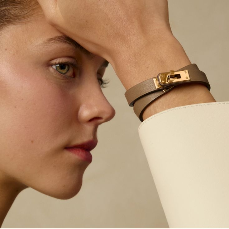 Kelly Double Tour Leather Bracele