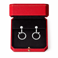 Double Nail Hoop Earrings