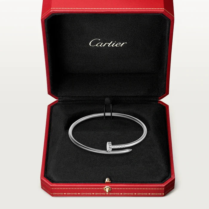 bracelet just un clou diamonds, small model