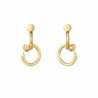 Double Nail Hoop Earrings
