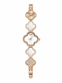 Van Cleef Gold Bracelet Watch – Mother-of-Pearl Dial
