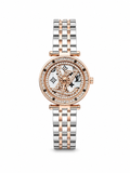 Tambour Monogram Diamond Watch – Rose Gold Two-Tone Bracelet