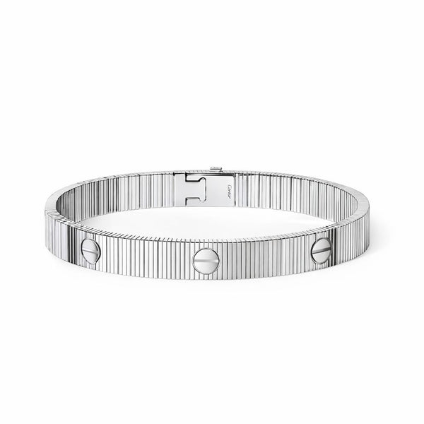 Textured Screw Luxury Bangle Bracelet