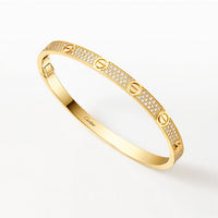 love bracelet with diamonds