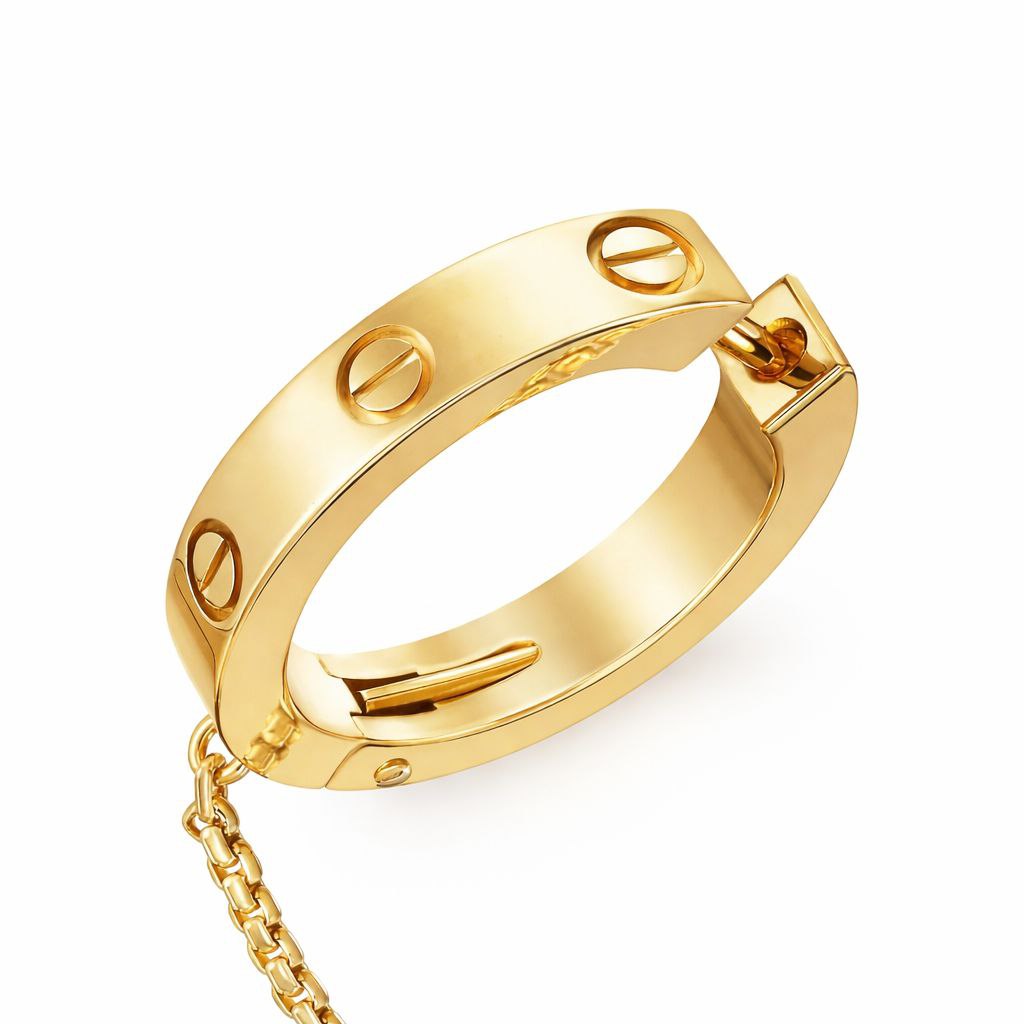 Double Chain Ear Cuff Hoop Earrings