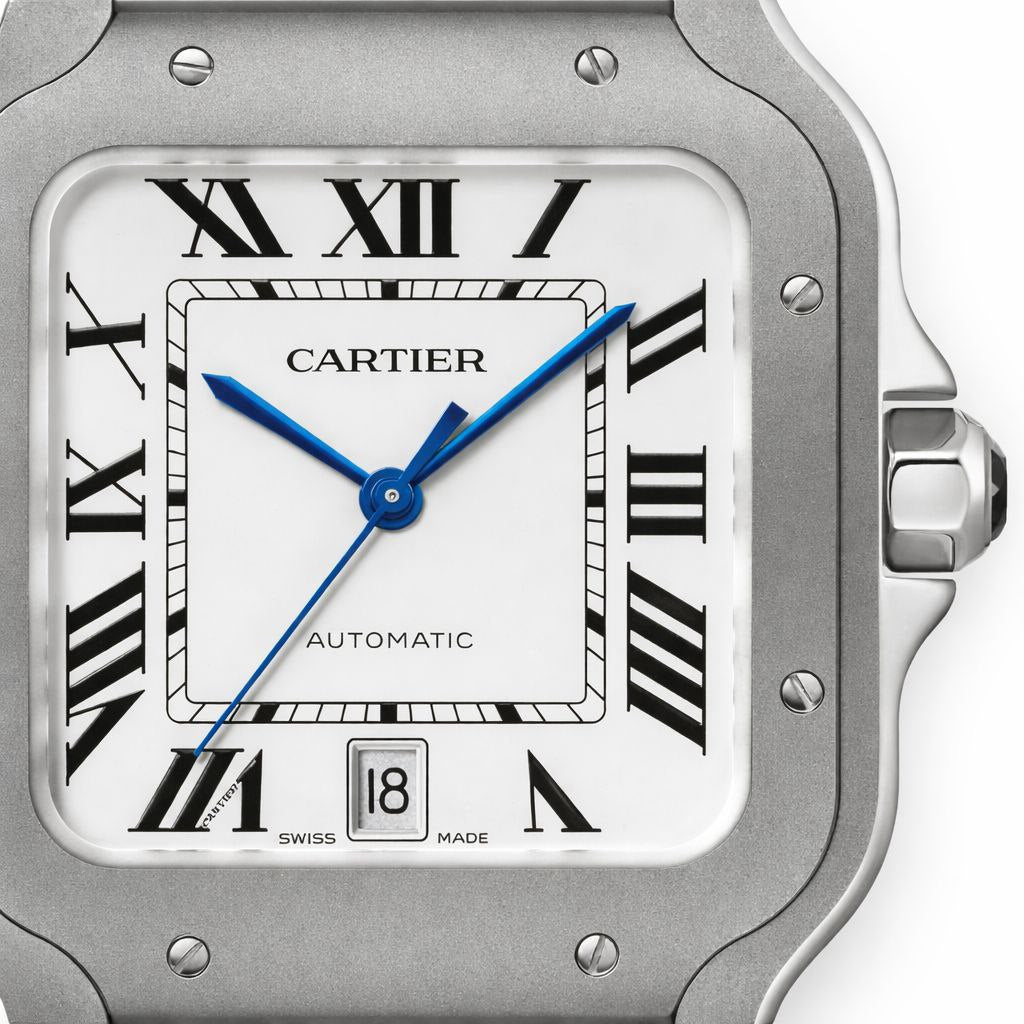 Luxury Square Stainless Steel Automatic Watch