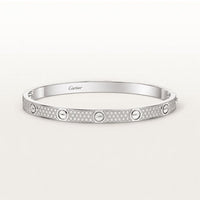love bracelet with diamonds