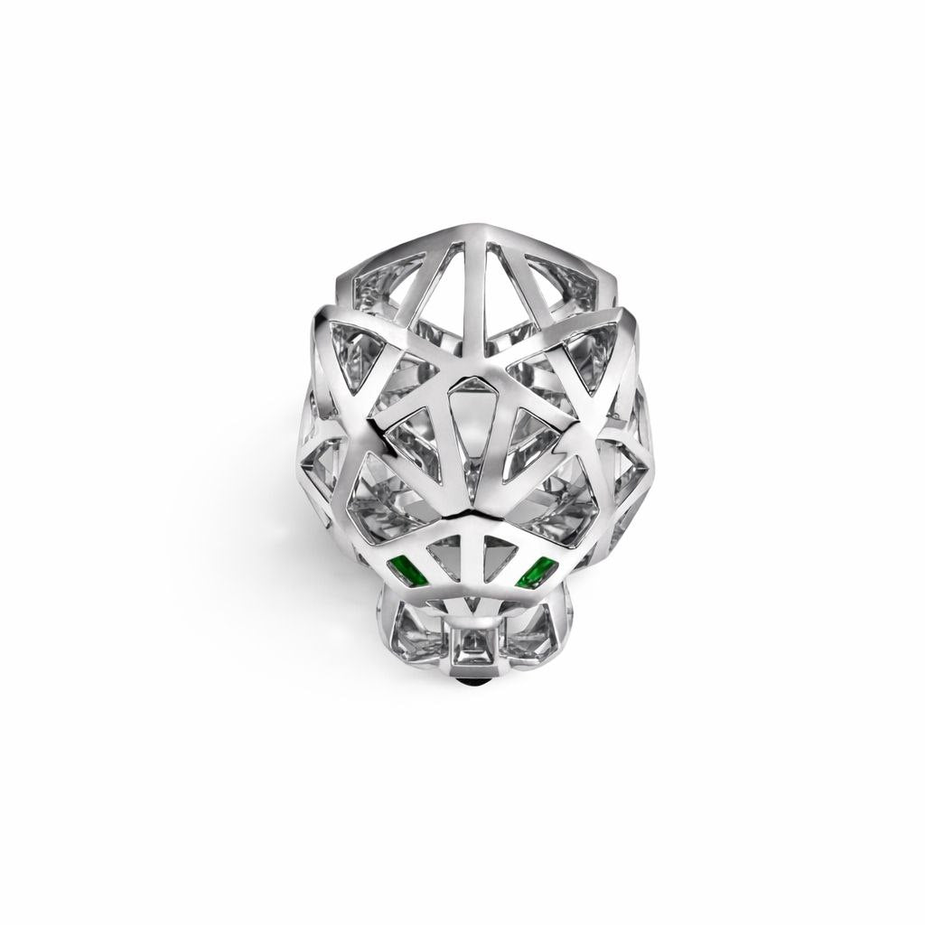 Panther Emerald Statement Ring