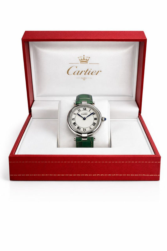 Luxury Round Classic Watch – Elegant Leather Strap | Premium Designer Style Timepiece for Women