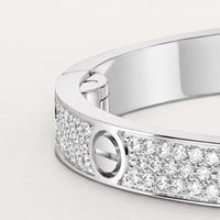 love bracelet with diamonds