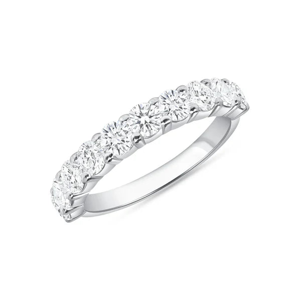 brilliant half eternity ring