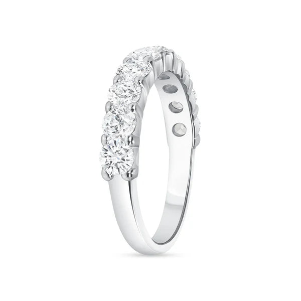 Brilliant Half Eternity Ring