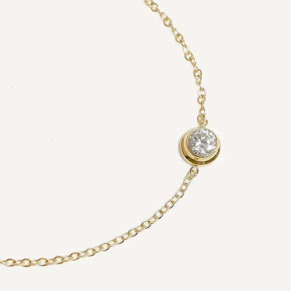 5mm single stone bracelet